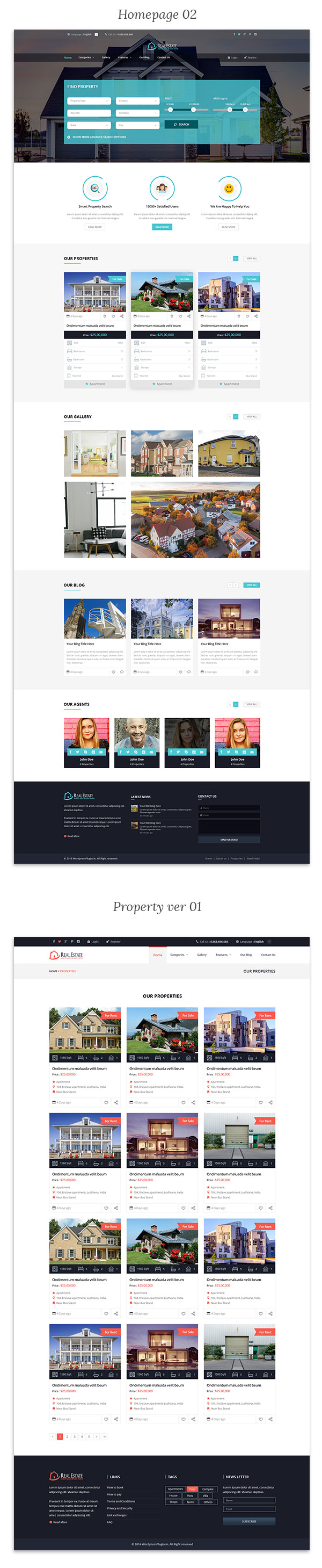 Immobilien WordPress Theme - 2