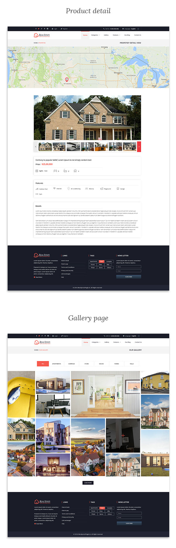 Immobilien WordPress Theme - 4