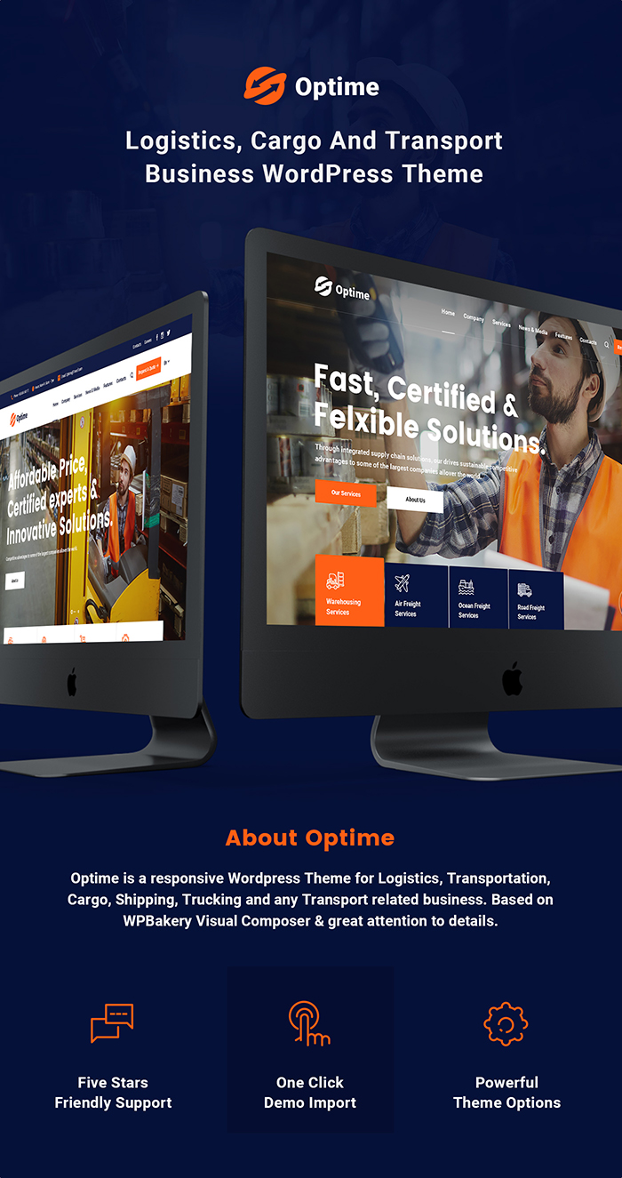 Optime - Logistik und Transport WordPress Theme - 4