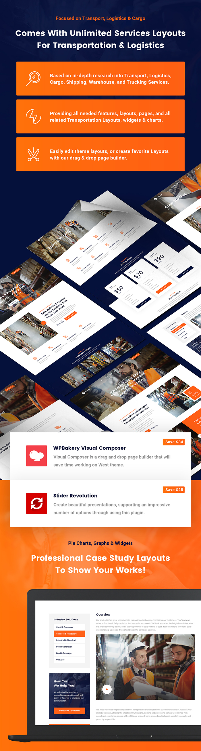 Optime - Logistik und Transport WordPress Theme - 6
