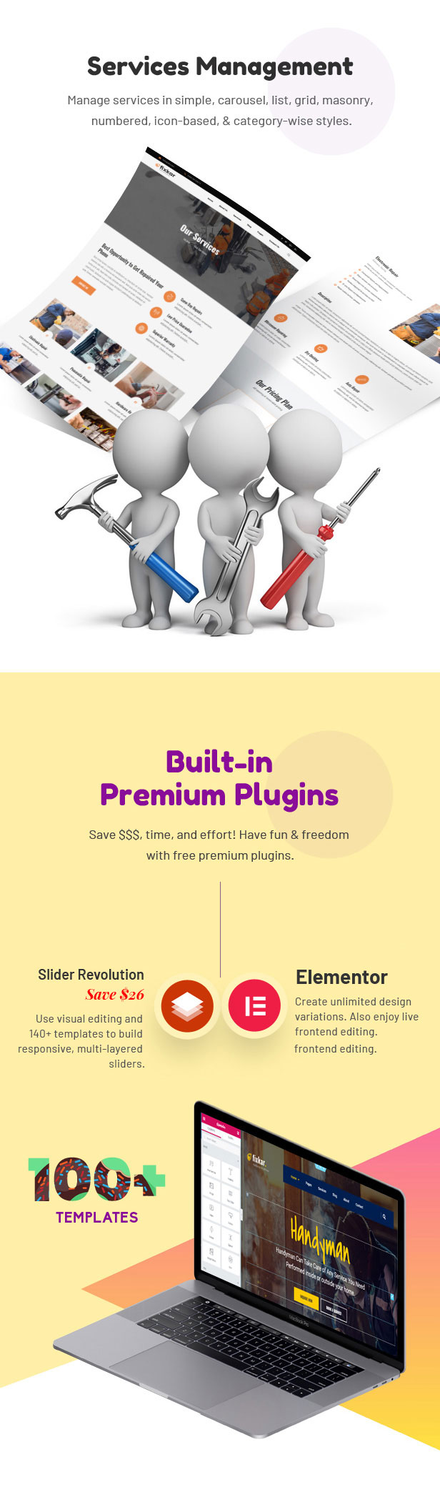 FixKar - Ein WordPress-Theme für Services (Elementor) mit Online-Zahlungssystem für Termine - 3