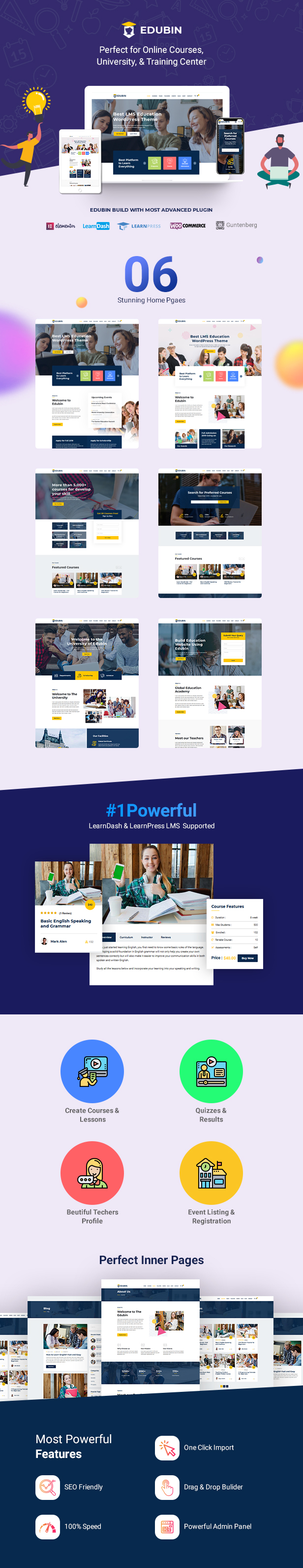 Bildung WordPress Theme | Edubin