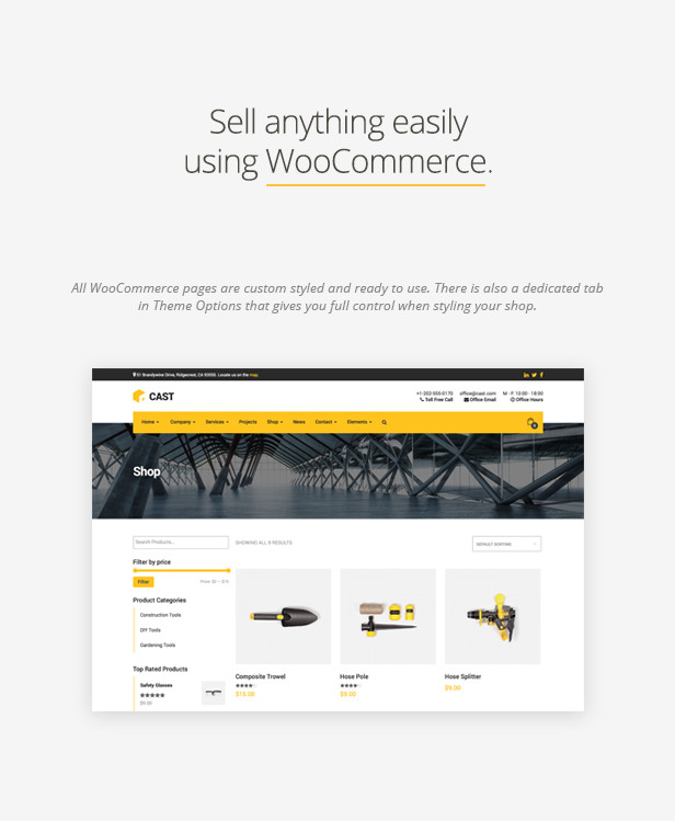 Besetzung - Konstruktion & Bau WordPress Theme - 7