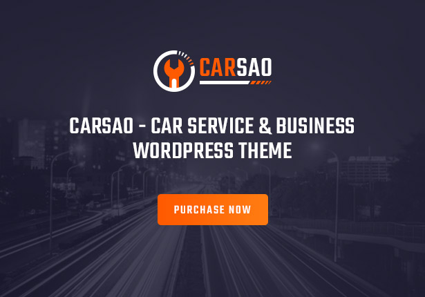 Carsao - Auto Service & Auto Mechaniker WordPress Theme