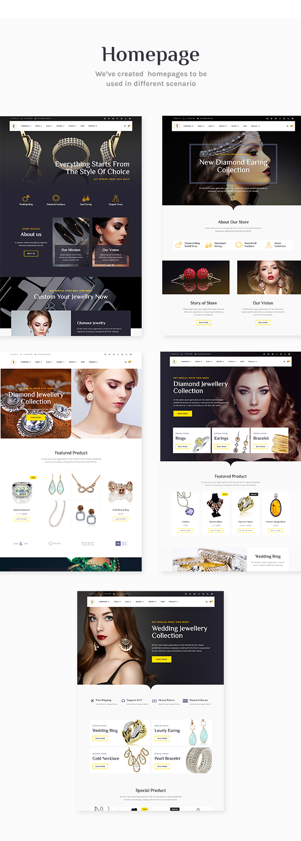 Tisara Jewelry WooCommerce Theme - 2
