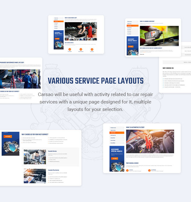 Beeindrucken Sie Ihre Kunden mit dem besten Serviceangebot - Carsao - Auto Service & Auto Mechanic WordPress Theme