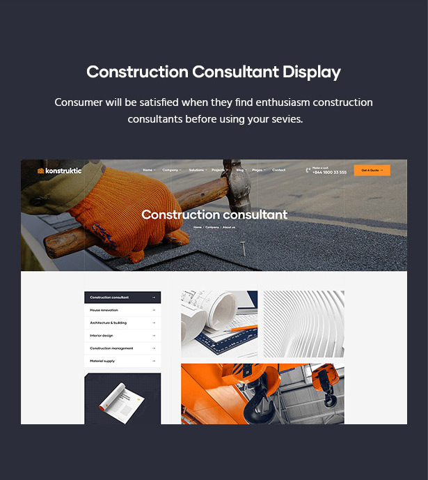 Konstruktic - Bestes WordPress-Theme für Gebäude, Ingenieurwesen und Architektur
