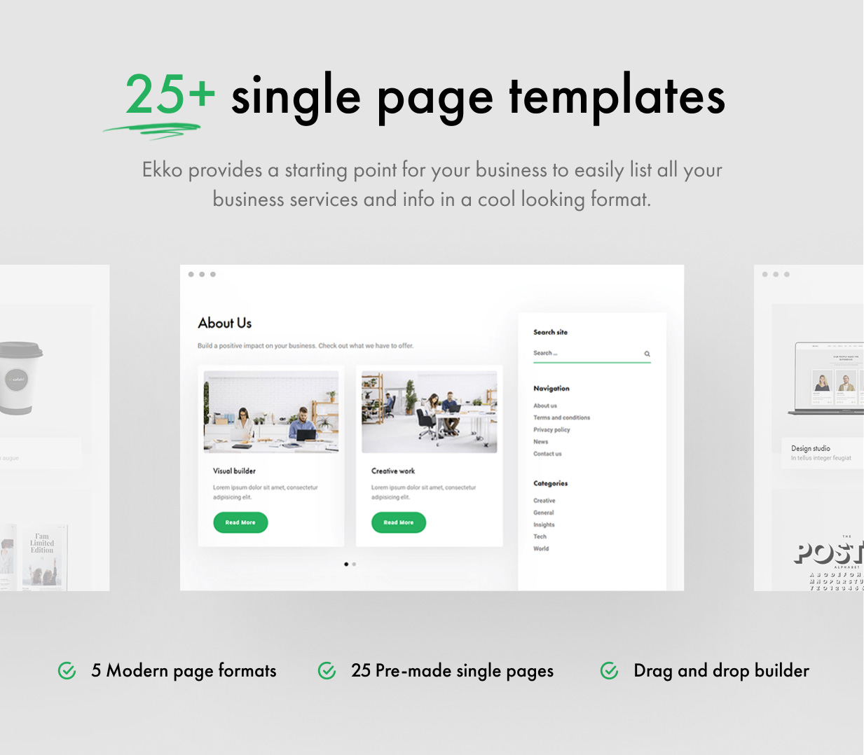 Ekko - Mehrzweck-WordPress-Theme mit Page Builder - 13