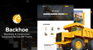 Backhoe – Maschinen WordPress Vorlage