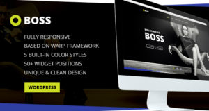 Boss – Modernes Agentur- und Business-WordPress-Vorlage