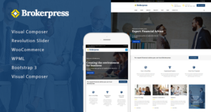 BrokerPress – Business Financial & Corporate WordPress Vorlage