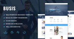 Busis – Sauberes Mehrzweck-WordPress-Vorlage für Unternehmen und Unternehmen