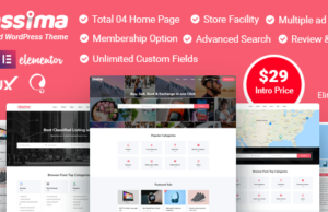 Classima – Kleinanzeigen WordPress Vorlage