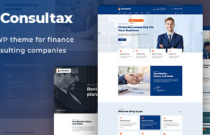 Consultax – Finanz & Beratung WordPress Vorlage