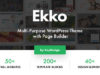Ekko - Mehrzweck-WordPress-Vorlage mit Page Builder