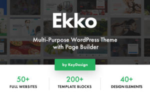Ekko – Mehrzweck-WordPress-Vorlage mit Page Builder