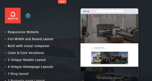 Immobilien WordPress Template - Rento