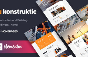 Konstruktic – Bauen & Bauen WordPress Vorlage