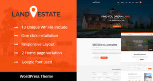 Land Estate - Immobilien / Single Property WordPress Layout