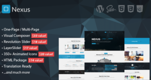 Nexus – Multi / One-Page-Business-WordPress-Layout