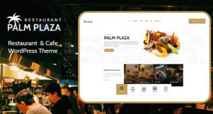 Palmplaza – Restaurant & Cafe WordPress Vorlage