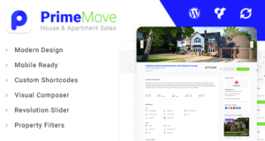 Primemove - Immobilien WordPress Template