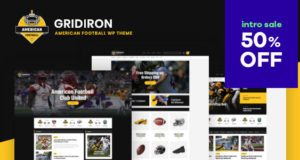 Rost | Amerikanischer Fußball & NFL Team WordPress Vorlage