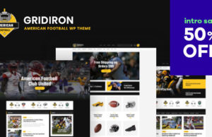 Rost | Amerikanischer Fußball & NFL Team WordPress Vorlage