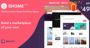 SHome | Marktplatz Immobilien WordPress Layout