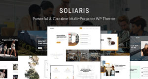 Soliaris – Business Bootstrap WordPress Layout