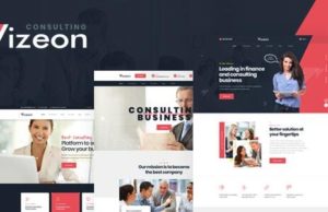 Vizeon – Unternehmensberatung WordPress Themes