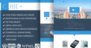 Würfel + | Responsive Mehrzweck-One-Page-Template