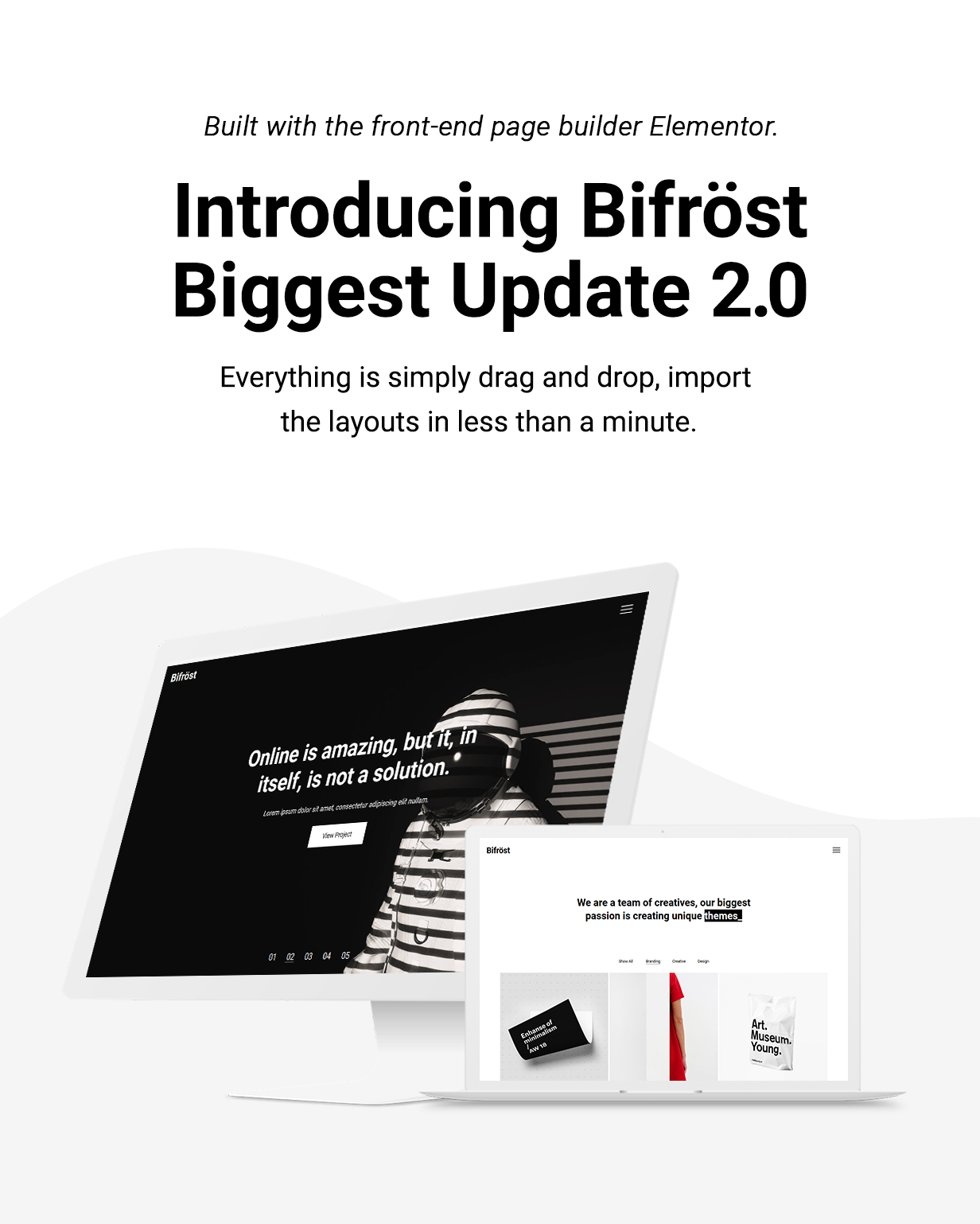 Bifrost - Einfaches Portfolio WordPress Theme