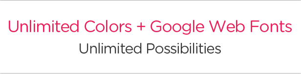 Unbegrenzte Farben + Google Web Fonts = unbegrenzte Möglichkeiten