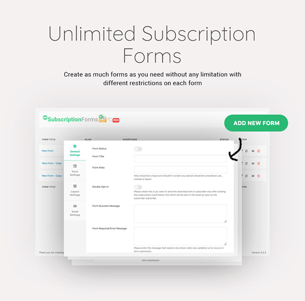 WP Subscription Forms PRO - 6