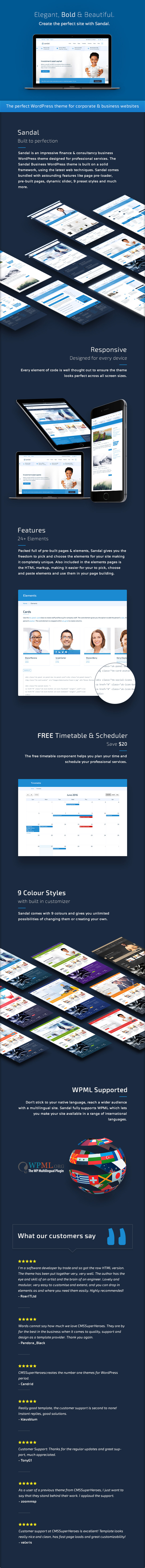 Sandale - Finanzen & Beratung Business WordPress Theme - 1