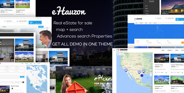 Ehauzon - Property Listing für WordPress Theme - 1