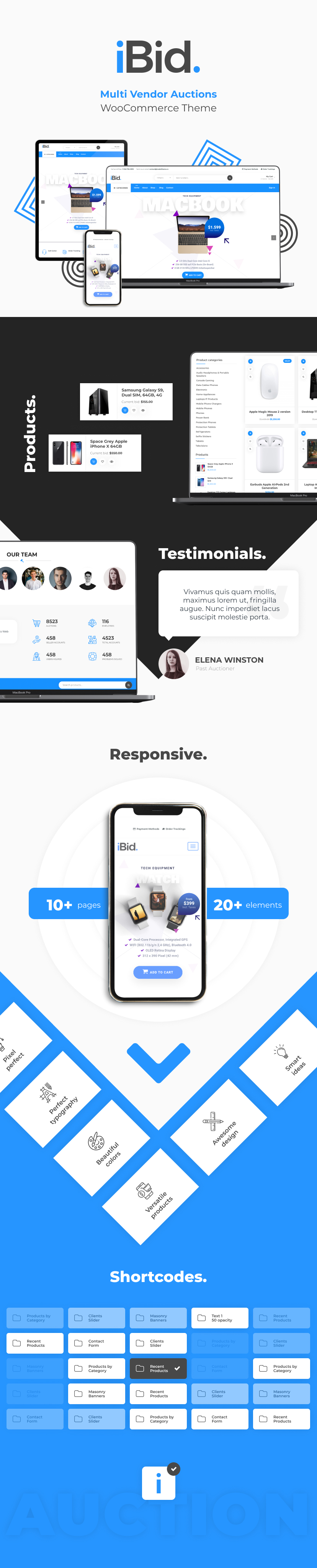iBid - Multi Vendor Auctions WooCommerce Theme - 3