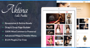 Aktina – Responsives Mehrzweck-WordPress-Template