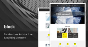 Block – Bau, Architektur, Bauunternehmen WordPress Template