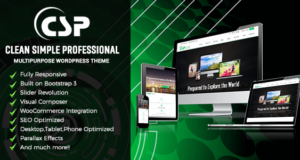 CSP Responsive Mehrzweck-WordPress-Template