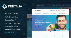 Dentalia – Zahnarzt & Medizin WordPress Vorlage