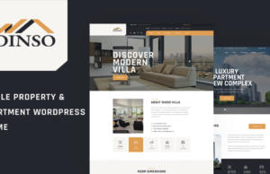 Dinso - Single Property & Wohnung WordPress Template