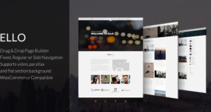 Ello – Responsive Bold Multipage / Onpage Layout