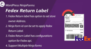 FedEx-Rücksendeetikett mit Ninja-Formular