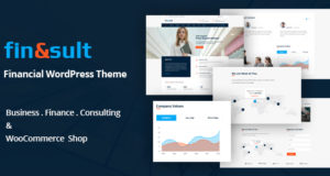 FinSult – Ein WordPress-Vorlage für Unternehmensberatung und Finanzen