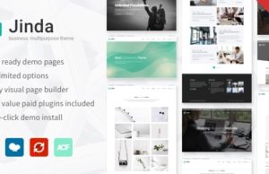 Jinda – Elegantes WordPress-Template mit mehreren Konzepten