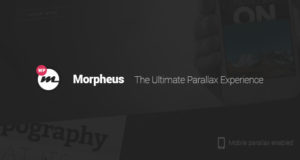 Morpheus – Ultimate One Page Parallax Layout