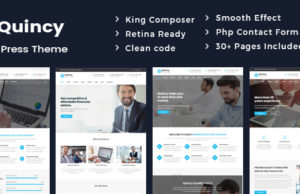 Quincy – Unternehmensberatung WordPress Template