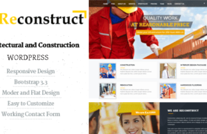Rekonstruieren-Konstruktion und Builder WP Template